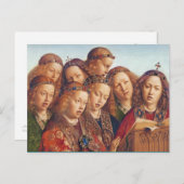 Jan van Eyck Singing angels Gent altarpart Briefkaart (Voorkant / Achterkant)