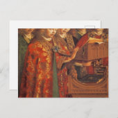 Jan Van Eyck - The Gent Altarpart - Singing Angel Briefkaart (Voorkant / Achterkant)