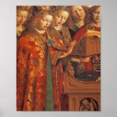 Jan Van Eyck - The Gent Altarpart - Singing Angel Poster (Voorkant)