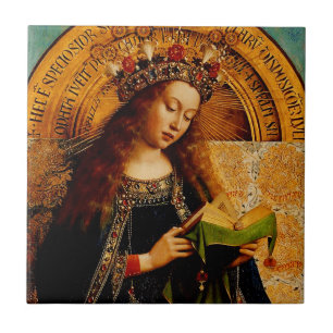 Jan van Eyck - Verzameling Maagd Maria Kunstcollec Tegeltje