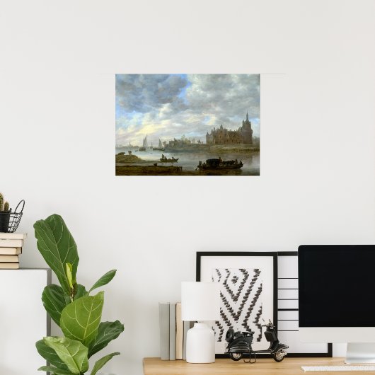 Jan van Goyen Uitzicht van het kasteel van Duurste Poster (Thuiskantoor)