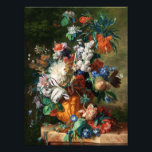 Jan Van Huysum - bloemen in een URN Foto Afdruk<br><div class="desc">Jan Van Huysum - bloemen in een urine. Bekend kunstschilderij.</div>