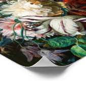 Jan Van Huysum - bloemen in een URN Poster (Hoek)