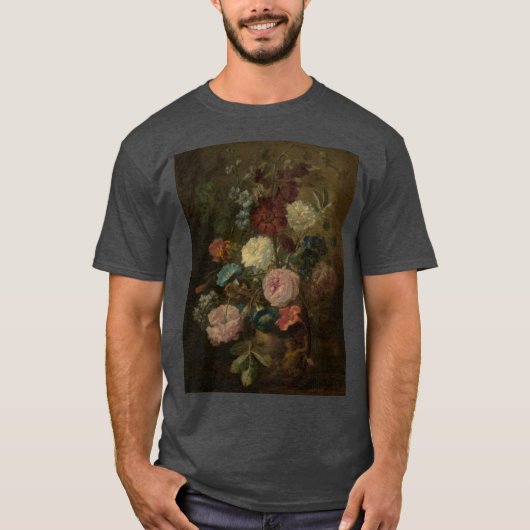 Jan van Huysum - Vase of Flowers T-shirt (Voorkant)