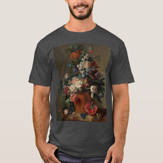 Jan van Huysum - Vase of Flowers T-shirt (Voorkant)