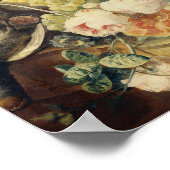 Jan Van Os - stilstaand leven met bloemen, fruit Poster (Hoek)