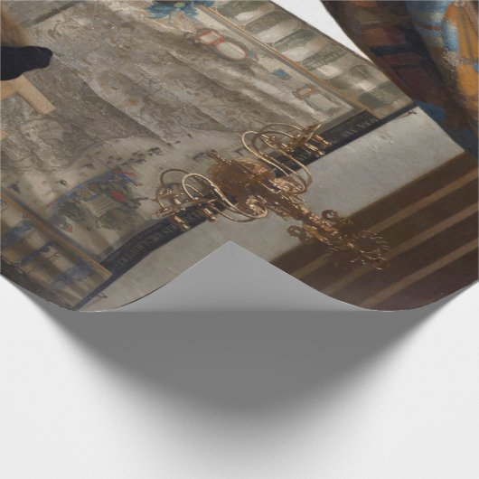 Jan Vermeer De kunst van het schilderen Cadeaupapier (Hoek)