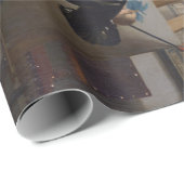 Jan Vermeer De kunst van het schilderen Cadeaupapier (Rol Hoek)