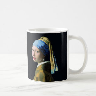 Jan Vermeer Girl met een parel die barokke kunst v Koffiemok