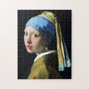 Jan Vermeer Girl met een parel die barokke kunst v Legpuzzel
