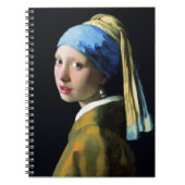 Jan Vermeer Girl met een parel die barokke kunst v Notitieboek (Voorkant)