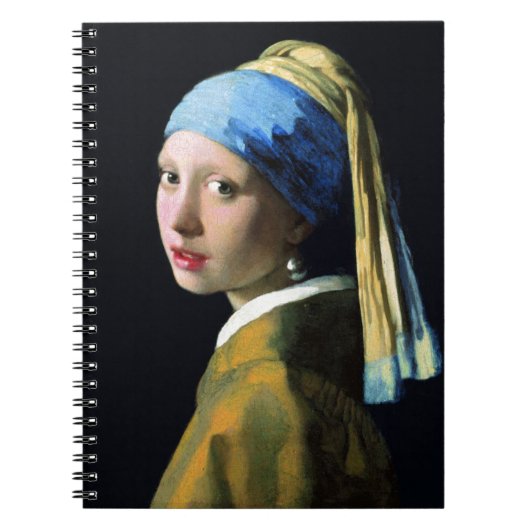 Jan Vermeer Girl met een parel die barokke kunst v Notitieboek (Voorkant)
