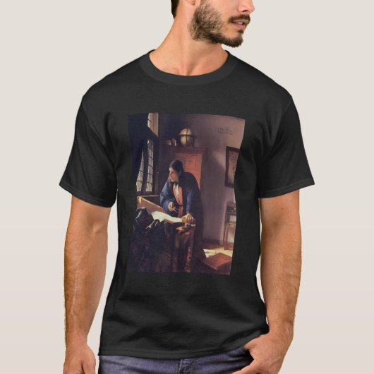 Jan Vermeer is de geograaf T-shirt (Voorkant)