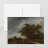 Jan Vermeer, Landschap aan de rand van de duinen Briefkaart (Voorkant / Achterkant)