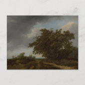 Jan Vermeer, Landschap aan de rand van de duinen Briefkaart (Voorkant)