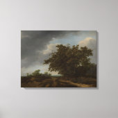 Jan Vermeer, Landschap aan de rand van de duinen Canvas Afdruk (Voorkant)