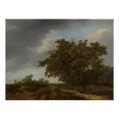 Jan Vermeer, Landschap aan de rand van de duinen Foto Afdruk (Voorkant)