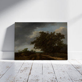 Jan Vermeer, Landschap aan de rand van de duinen Foto Afdruk