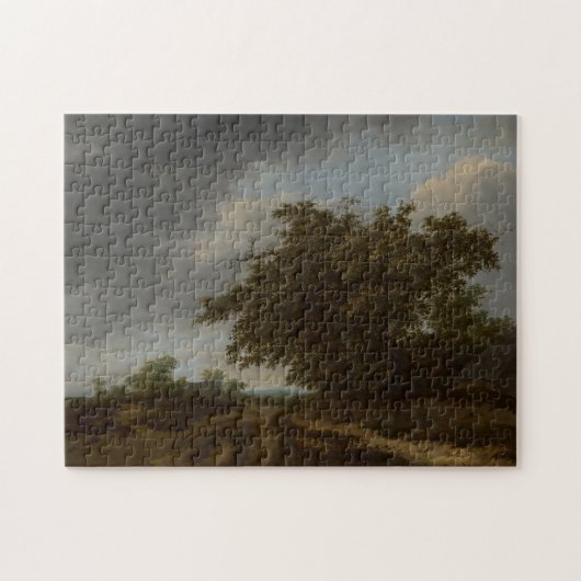 Jan Vermeer, Landschap aan de rand van de duinen Legpuzzel (Horizontaal)