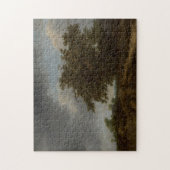 Jan Vermeer, Landschap aan de rand van de duinen Legpuzzel (Verticaal)