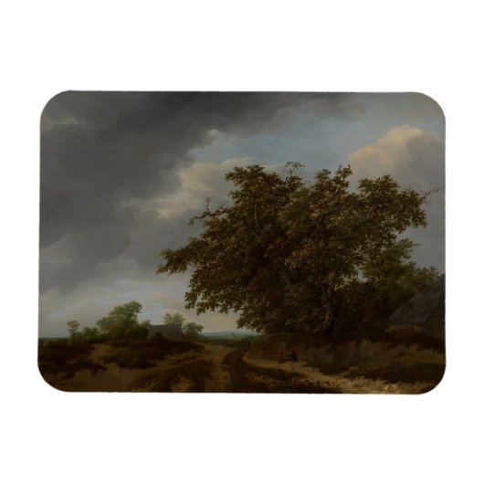 Jan Vermeer, Landschap aan de rand van de duinen Magneet (Horizontaal)