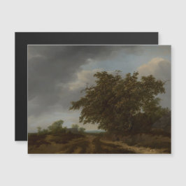 Jan Vermeer, Landschap aan de rand van de duinen Magnetische Uitnodiging
