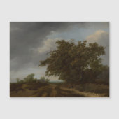 Jan Vermeer, Landschap aan de rand van de duinen Magnetische Uitnodiging (Voorkant)