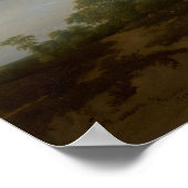 Jan Vermeer, Landschap aan de rand van de duinen Poster (Hoek)
