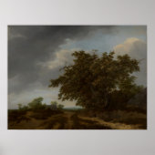 Jan Vermeer, Landschap aan de rand van de duinen Poster (Voorkant)