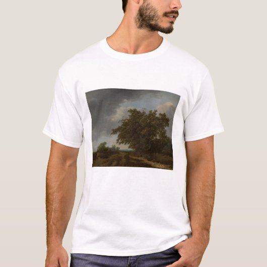 Jan Vermeer, Landschap aan de rand van de duinen T-shirt (Voorkant)