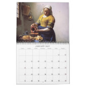 Jan Vermeer Paintings 2017 Agenda Kalender (Jan 2027)