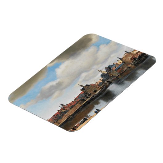 Jan Vermeer - Uitzicht op Delft Magneet (Linkerzijde)