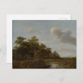 Jan Vermeer van Haarlem, Landschap met een Boerder Briefkaart (Voorkant / Achterkant)