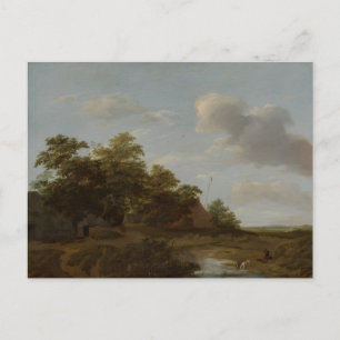 Jan Vermeer van Haarlem, Landschap met een Boerder Briefkaart