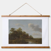 Jan Vermeer van Haarlem, Landschap met een Boerder Hangend Wandkleed (Voorkant)