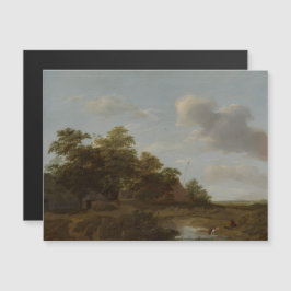 Jan Vermeer van Haarlem, Landschap met een Boerder Magnetische Uitnodiging