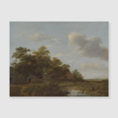 Jan Vermeer van Haarlem, Landschap met een Boerder Magnetische Uitnodiging (Voorkant)