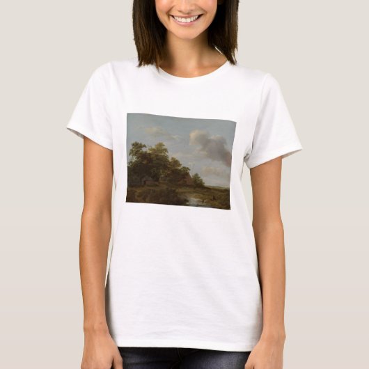Jan Vermeer van Haarlem, Landschap met een Boerder T-shirt (Voorkant)