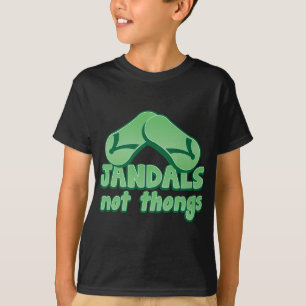 JANDALS is geen Kiwi Aussie grappig design T-shirt