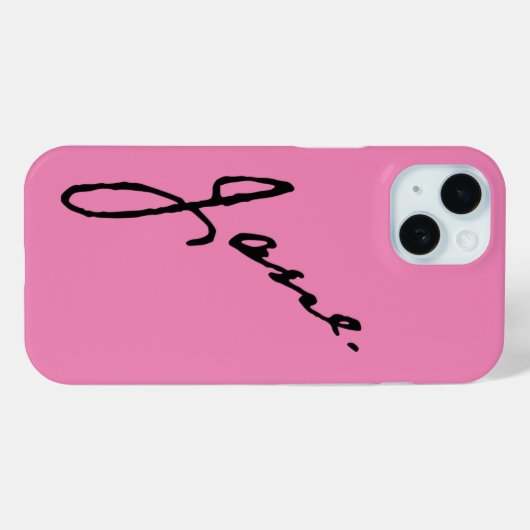 Jane als in Jane Austen, handtekening Case-Mate iPhone Case (Achterkant (horizontaal))