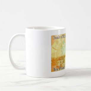Jane Austen £ 10 Note Coffee Mok