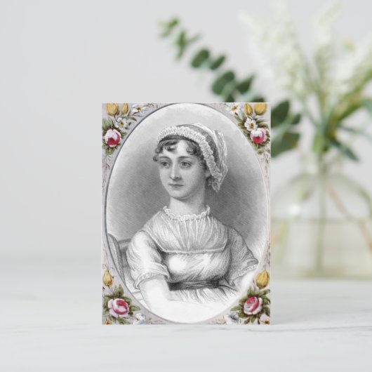 Jane Austen (1775-1817) Briefkaart (Staand voorkant)