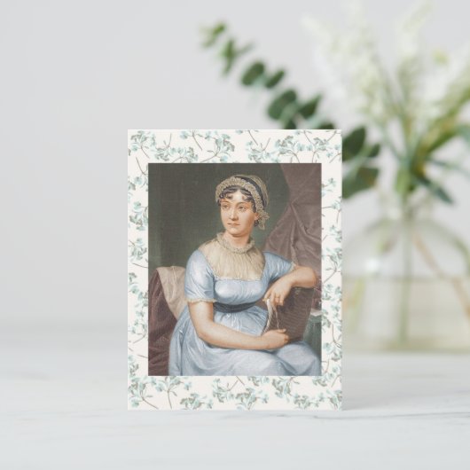 Jane Austen (1775-1817) Briefkaart (Staand voorkant)