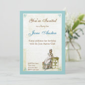 Jane Austen Aangepaste Mededelingen Kaart (Staand voorkant)