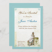 Jane Austen Aangepaste Mededelingen Kaart (Voorkant / Achterkant)