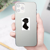 Jane Austen ailhouwrrw Sticker (Telefoon)