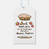 Jane Austen Apple Pie Baking Quote Cadeaulabel (Voorkant)