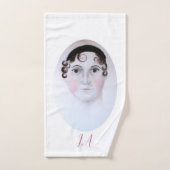 Jane Austen Aquarel portret Handdoeken set. (Handdoek)