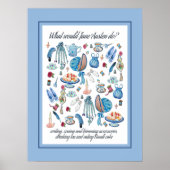 Jane Austen art Poster (Voorkant)