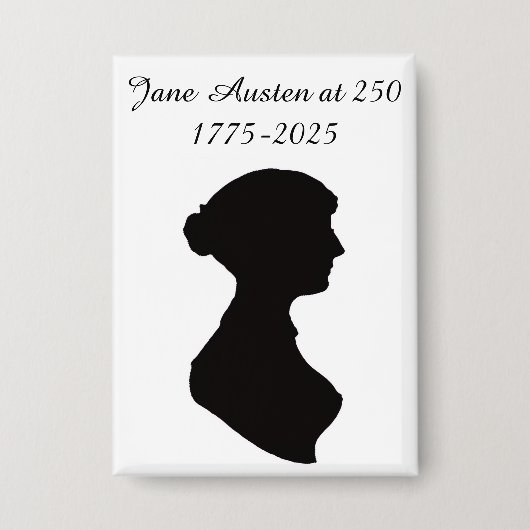 Jane Austen at 250 Button (Voorkant)